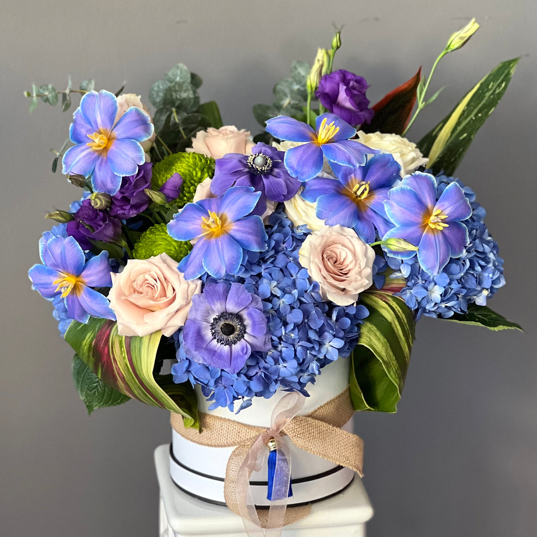 Azure Bliss Flower Box