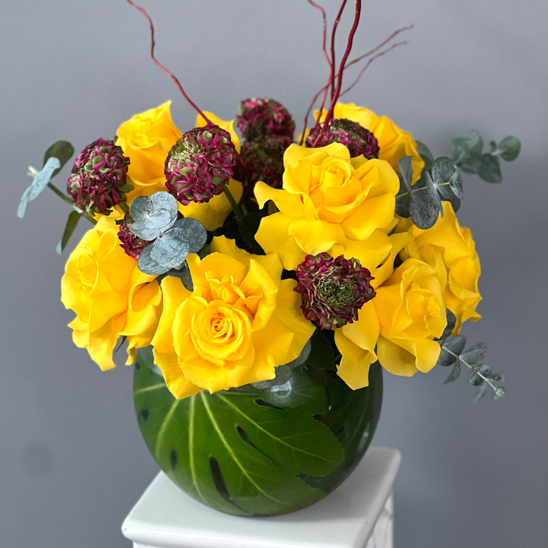 Bright &amp; Yellow: Fresh Florals In Vase