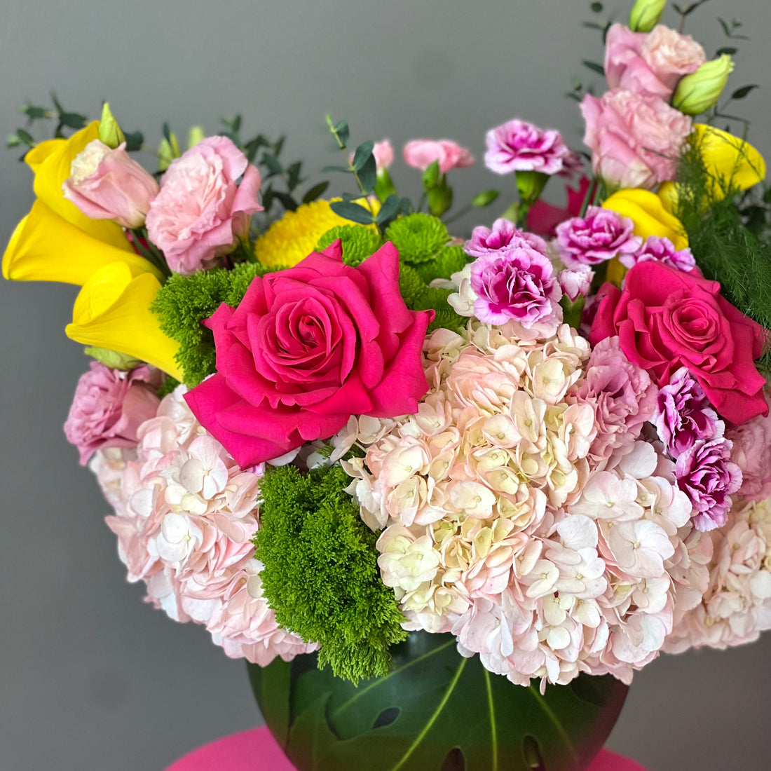 Bright Garden Love: Fresh Flower Vase