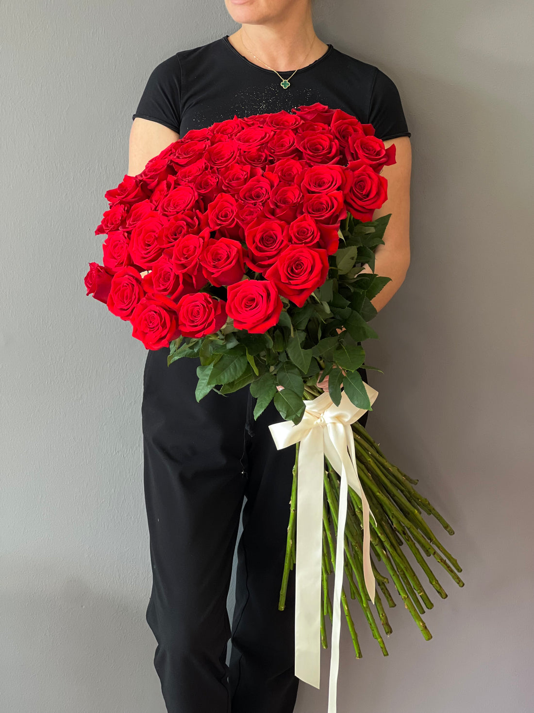 Passion: 50 Long Stem Fresh Red Roses