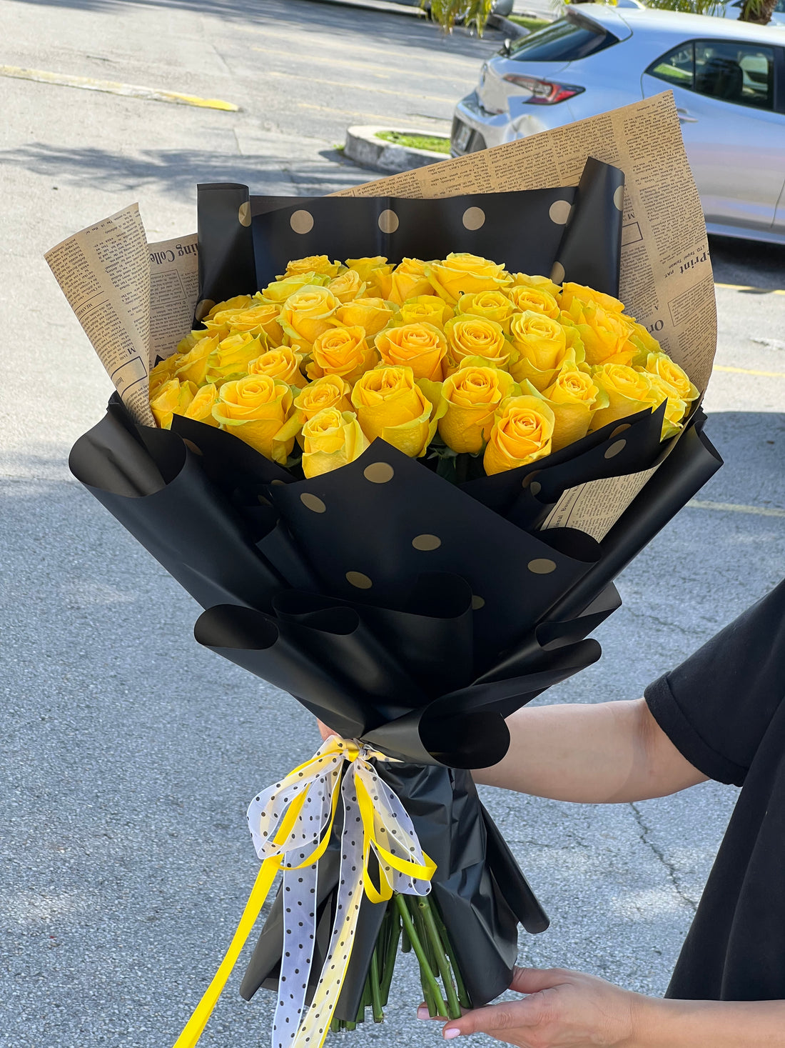 Sunshine - Yellow Roses Bouquet