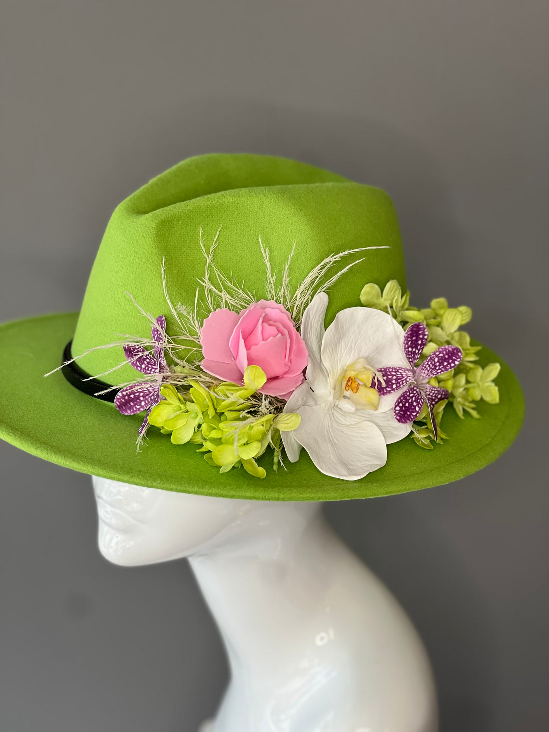 Hat with Flowers
